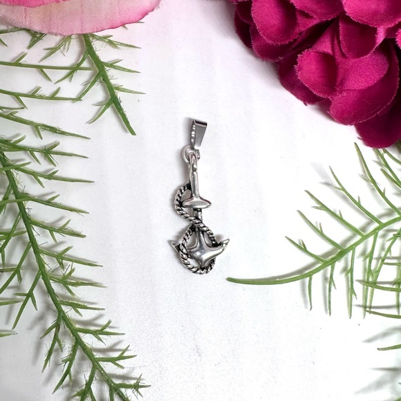Jewelry - NEW⚜️Silver Anchor Pendant Charm